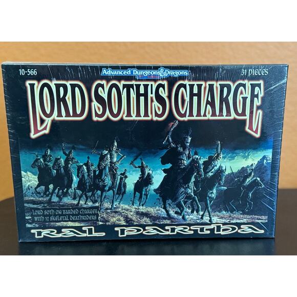 NIB RAL Partha Battlesystem 25mm Mini Lord Soth's Charge Advanced DND - Picture 1 of 4